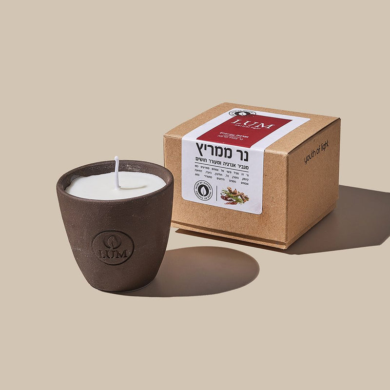נר צמחי מרפא ממריץ